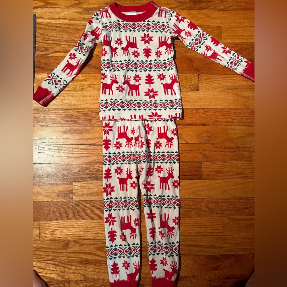 Hanna Andersson Festive Red and White Pajama Sets